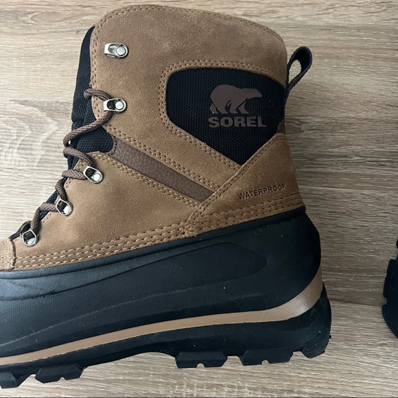 Sorel Men’s Buxton Lace Up Black Delta Noir Winter Boots Size 13 - Picture 6 of 7